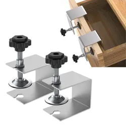 Woodworking Jig Cabinet Tool Panel Clips Tools Home Furniture Front Installation Clamps Drawer Building Carpentry Tools 1/2Pcs