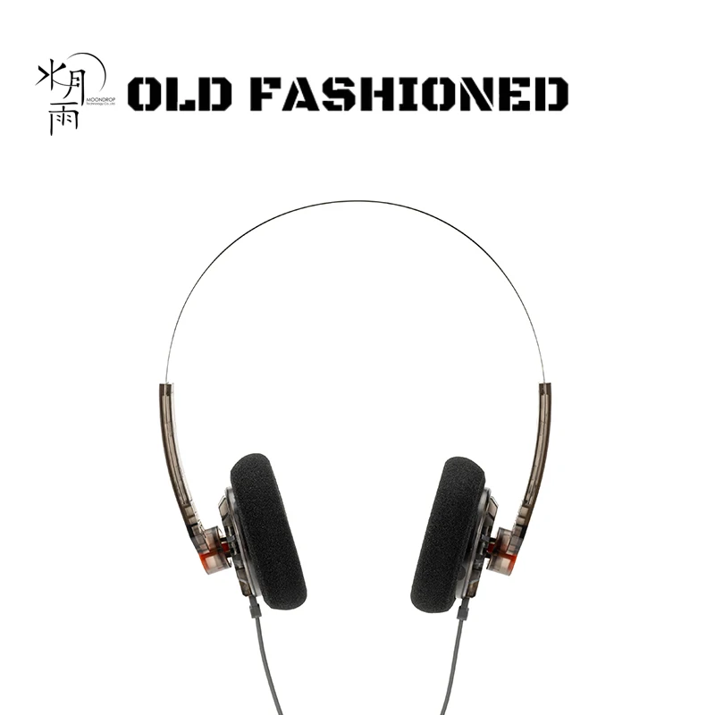 MOONDROP Old Fashioned On-Ear Headphone 0.78-2pin 3.5mm Three-layer rigid-flex composite diaphragm headset