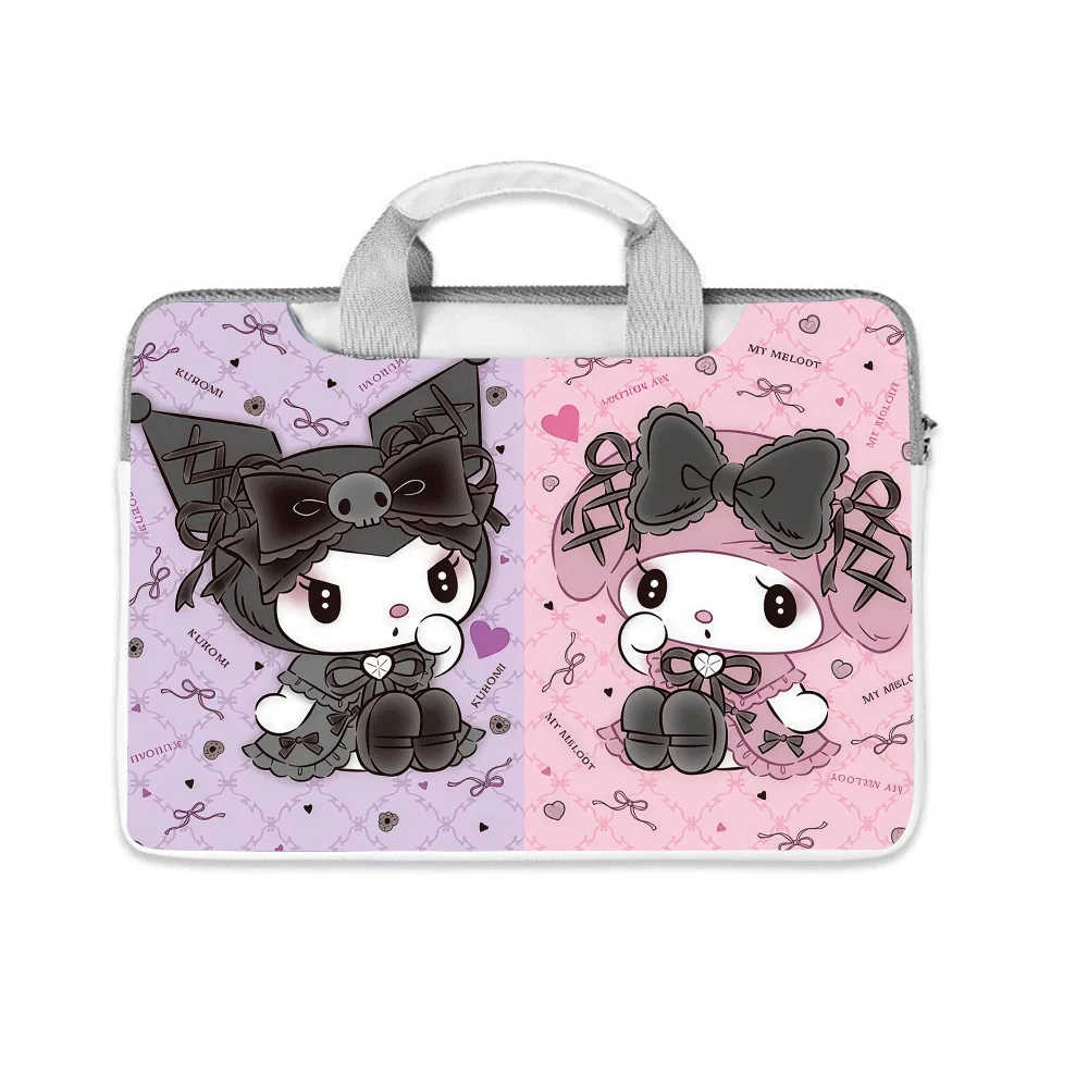 

Cartoon Hello Kitty Kuromi Laptop Bag 12 13 14 15 16 Inch Laptop for Macbook Computer Handbag Briefcase Travel Bag Holiday Gift