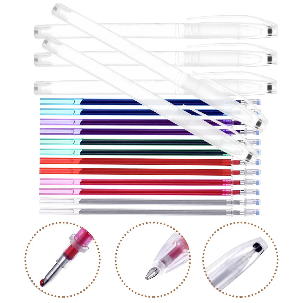 

1Set Tailors Water Soluble Marker Convenient Sewing Markers Portable Fabric Pens for Tailoring Quilting Marking Drawing