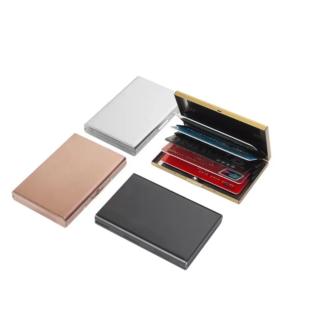 6 Cards Cards Album Credit Card Box ID Document RFID Card Holder Business Card Holder Bank Card Case Card Antimagnetic Case