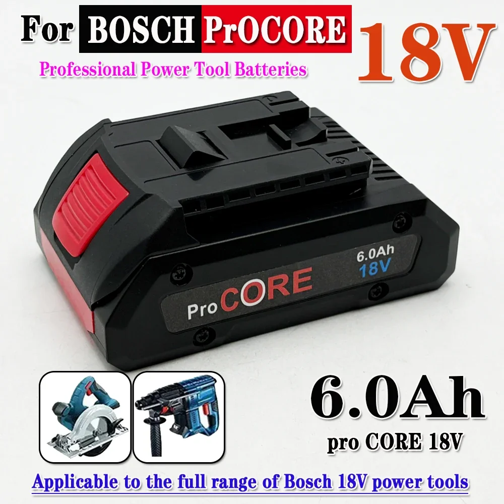 

For BOSCH Professional 18V 21700 6.0Ah Battery ProCORE 18V Li-ion Battery Replacement for BAT609 BAT618 with BMS