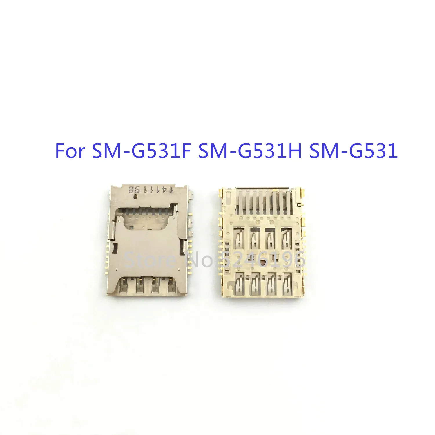 2-10pcs Sim Card Reader Tray Socket connector Slot Holder For Samsung Galaxy Grand Prime SM-G531F SM-G531H SM-G531 Replace Part
