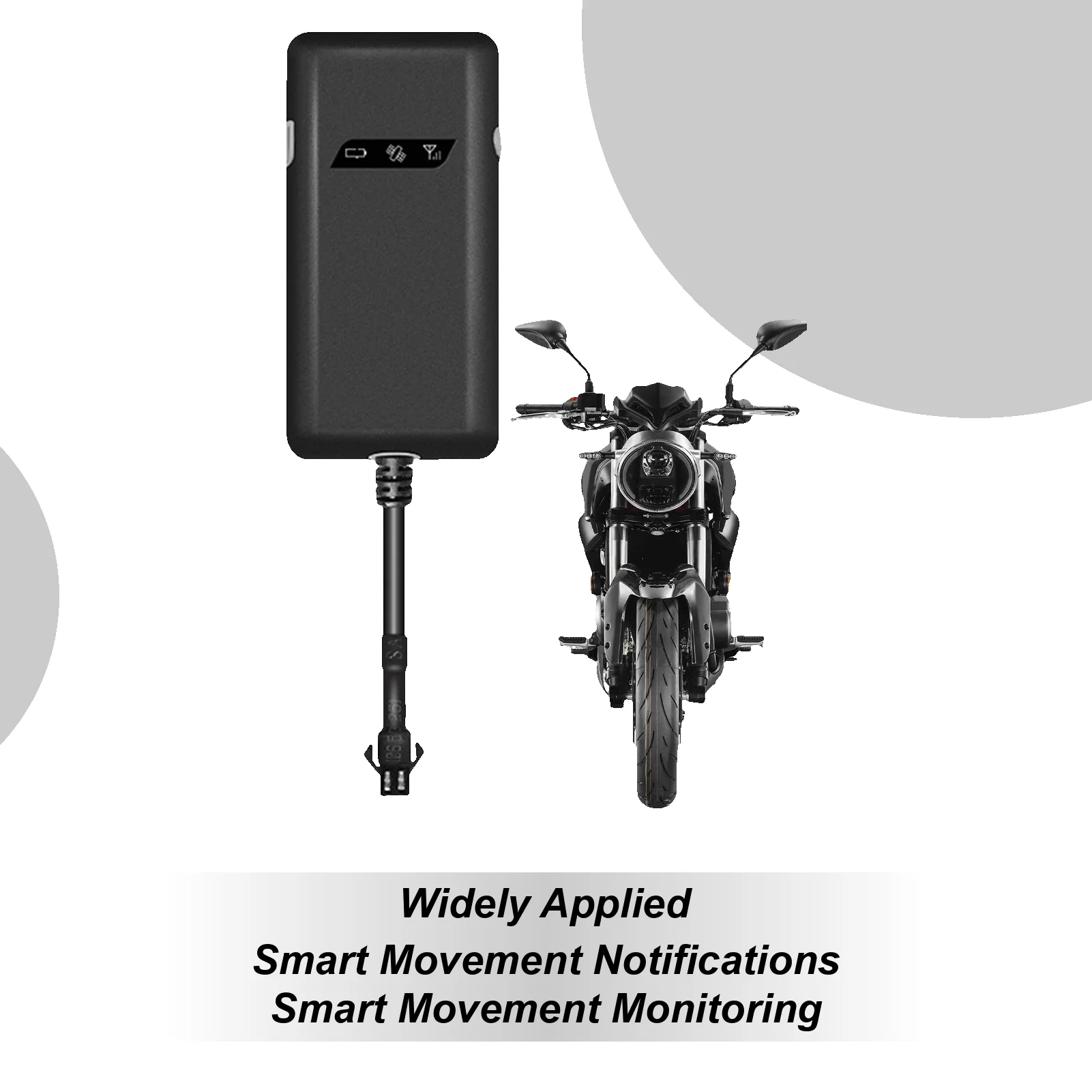 Rastreador gps para veículos, dispositivo de rastreamento com fio para veículos, alarmes, sensor de choque para van, carga, trailer, barco, moto