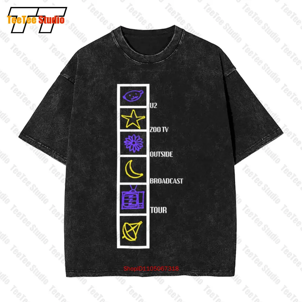 Euc U2 Zoo Tv Tour 1992 Look Rare Hard To Find Vintage Oversized T-Shirt INJ0