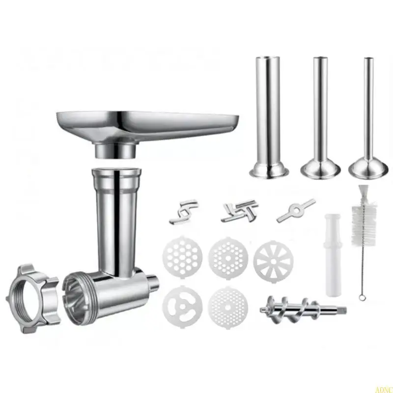 

A0NC Grinder Sausage Stuffer Tube Grinding Plates Blade Tool for SM-50BC SM-50BK