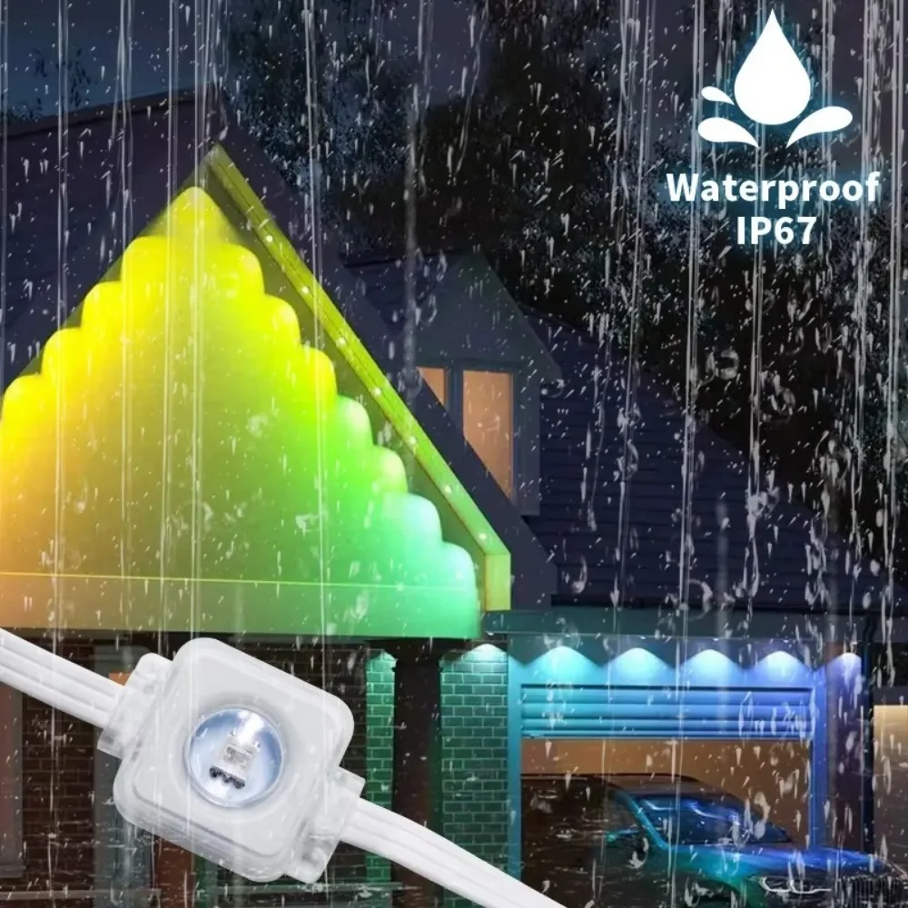 300ft الذكية إيف أضواء 180 المصابيح أضواء خارجية دائمة LED سلسلة أضواء App عن بعد مقاوم للماء لمهرجان المنزل ديكور يومي