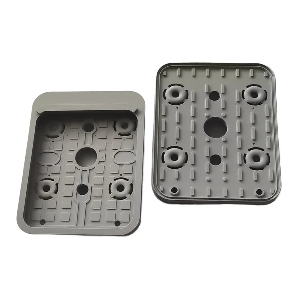 Rubber Vacuum Suction Cup Set 5pcs for CNC Machining Equipment 160x115x17mm Dimension Stepped Base Positioning Holes