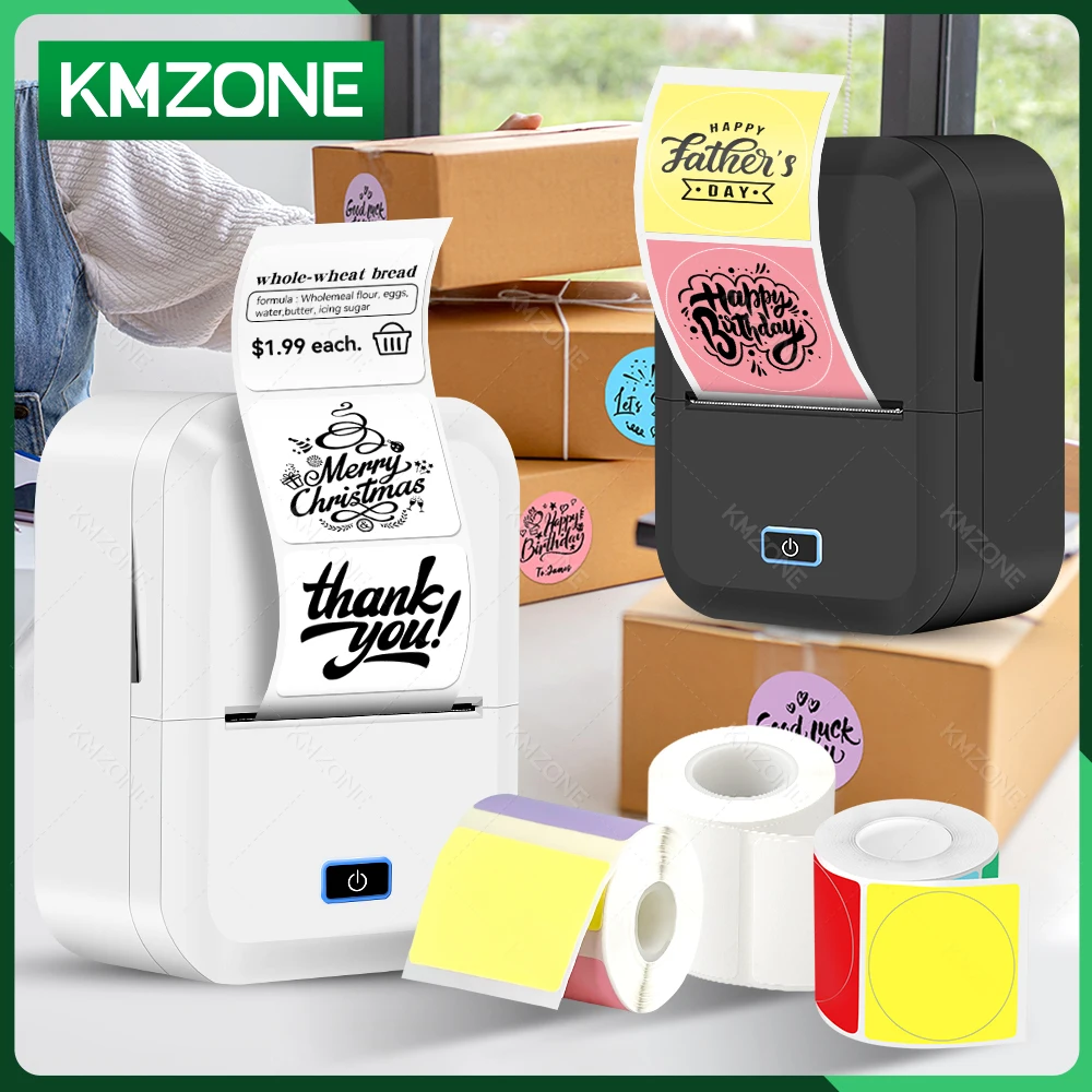 

Портативный термопринтер Marklife X2, беспроводной принтер для наклеек для дома, устройство для изготовления клейких этикеток, совместимый с iOS и Android