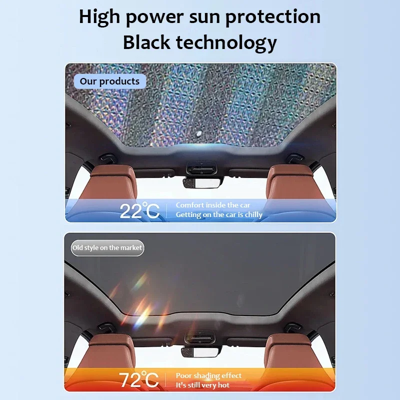 For Land Rover Discovery 3 4 L319 LR3 LR4 2009~2016 Car Sunroof Sunshade Skylight Roof Heat Insulation Anti-UV Visor Accessories