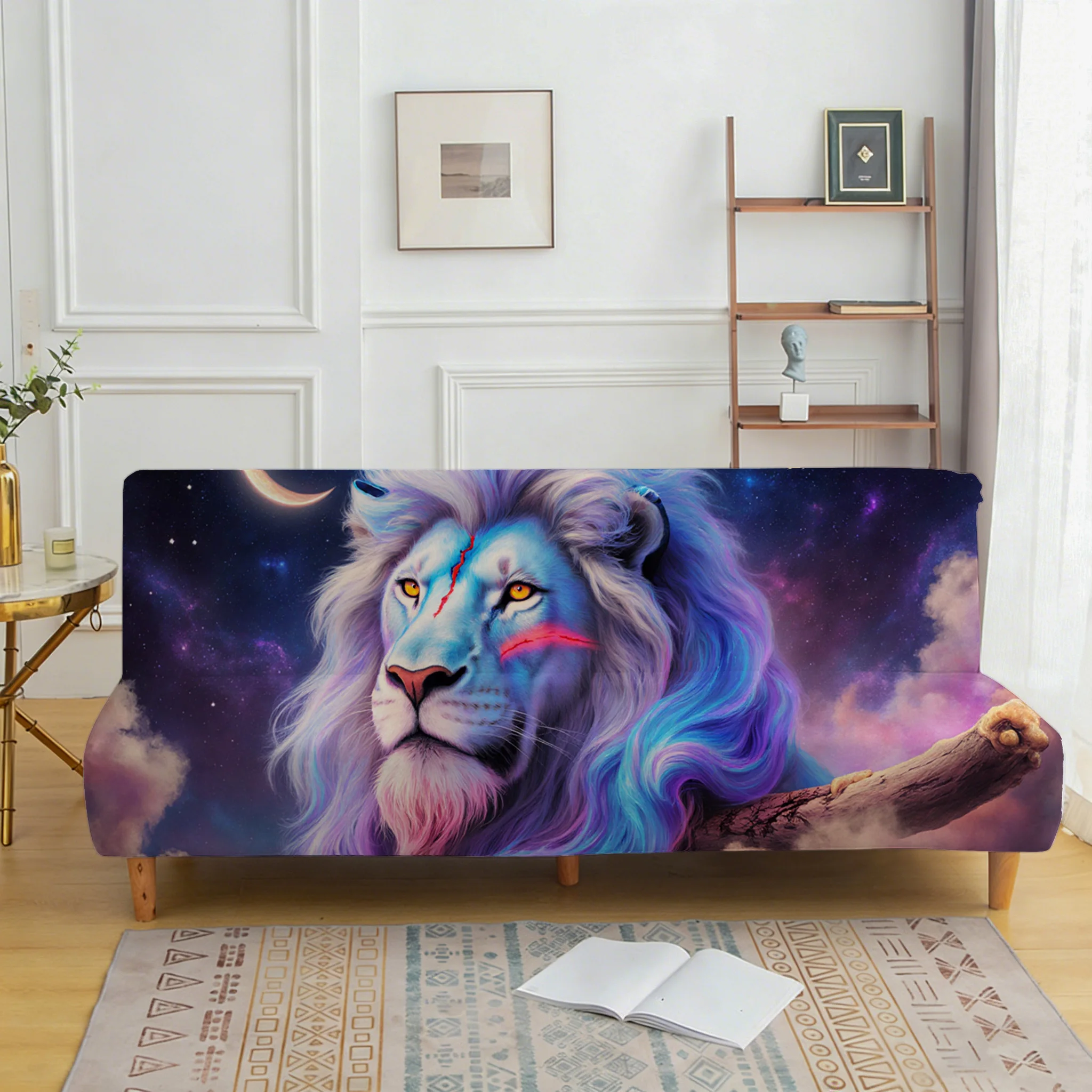 Star Lion King elastic sofa cover, non-slip and scratch-proof furniture protective cover, easy to install
