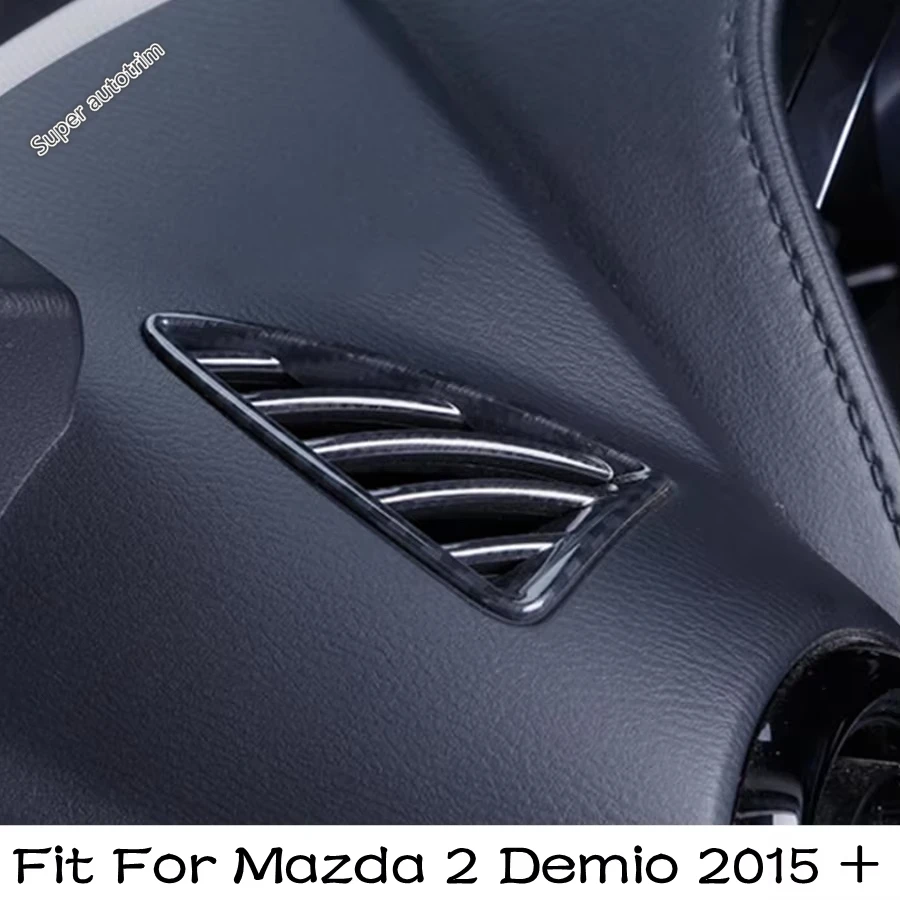 

Передняя панель управления Верхняя Крышка вентиляционного отверстия переменного тока отделка 2 шт. для Mazda 2 Demio 2015 - 2021 матовые стильные аксессуары для модификации интерьера