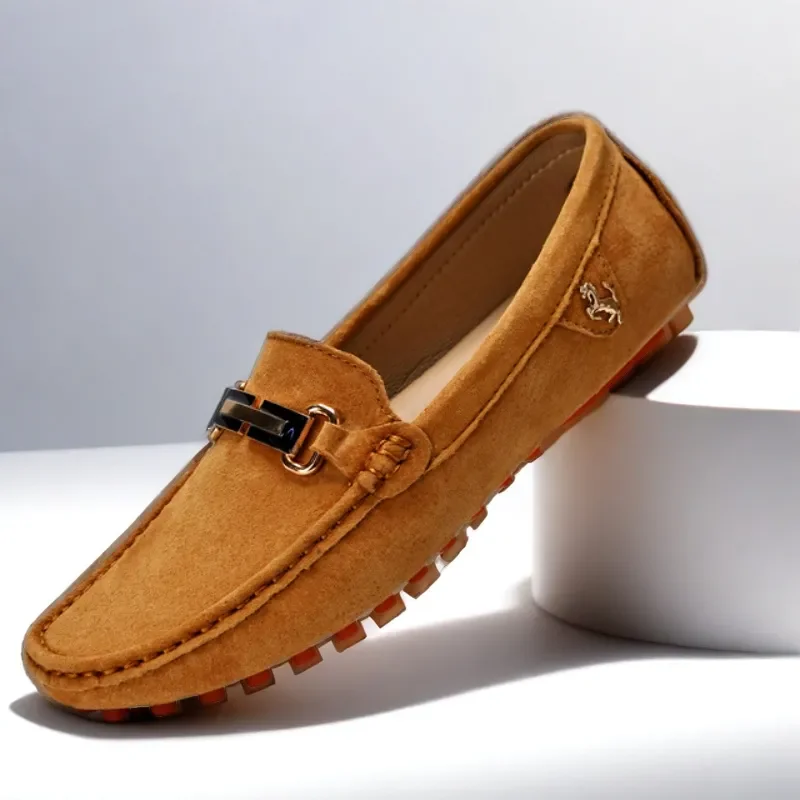 

British Style Fashionable Red High-end Banquet Dress Shoes Men's Commuting Driving Work Loafer for Men's Anti Slip Shoes