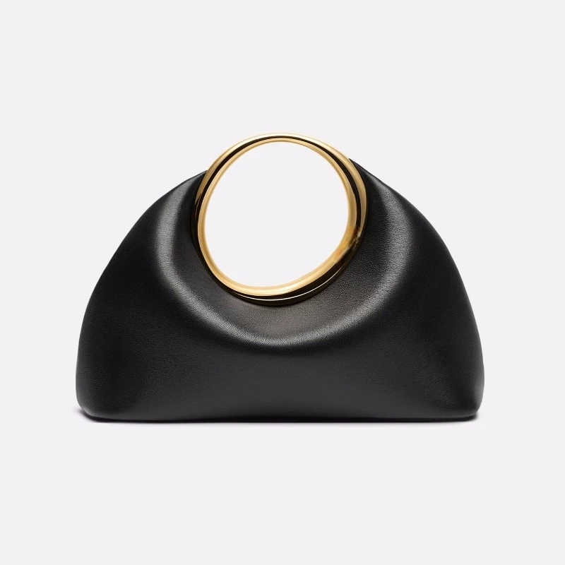 

Women's Mini Ring Handbag, The Small Calino, Ladies Luxury Design Handbags, Fashion Solid Color Small Clutchs, Spacious Hobo
