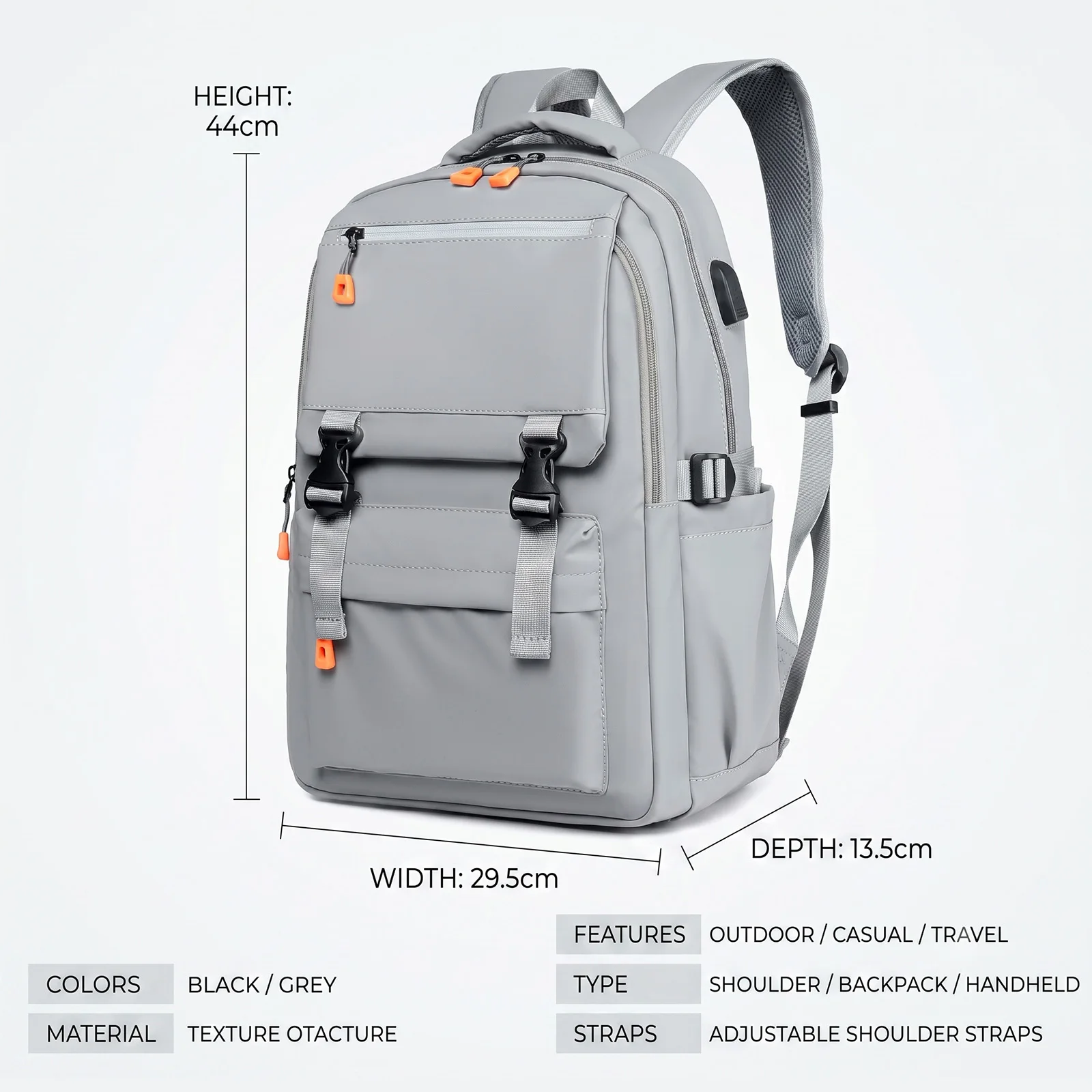 Stylish Outdoor Backpack for Middle School Boys Girls,Casual School Bag for Teens,Durable Laptop Backpack with Ergonomic Support