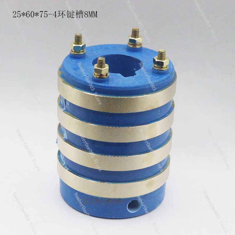 

4-Way Slip Ring 256075 205975 Copper Slip Ring Carbon Brush 612 Herringbone Brush Holder