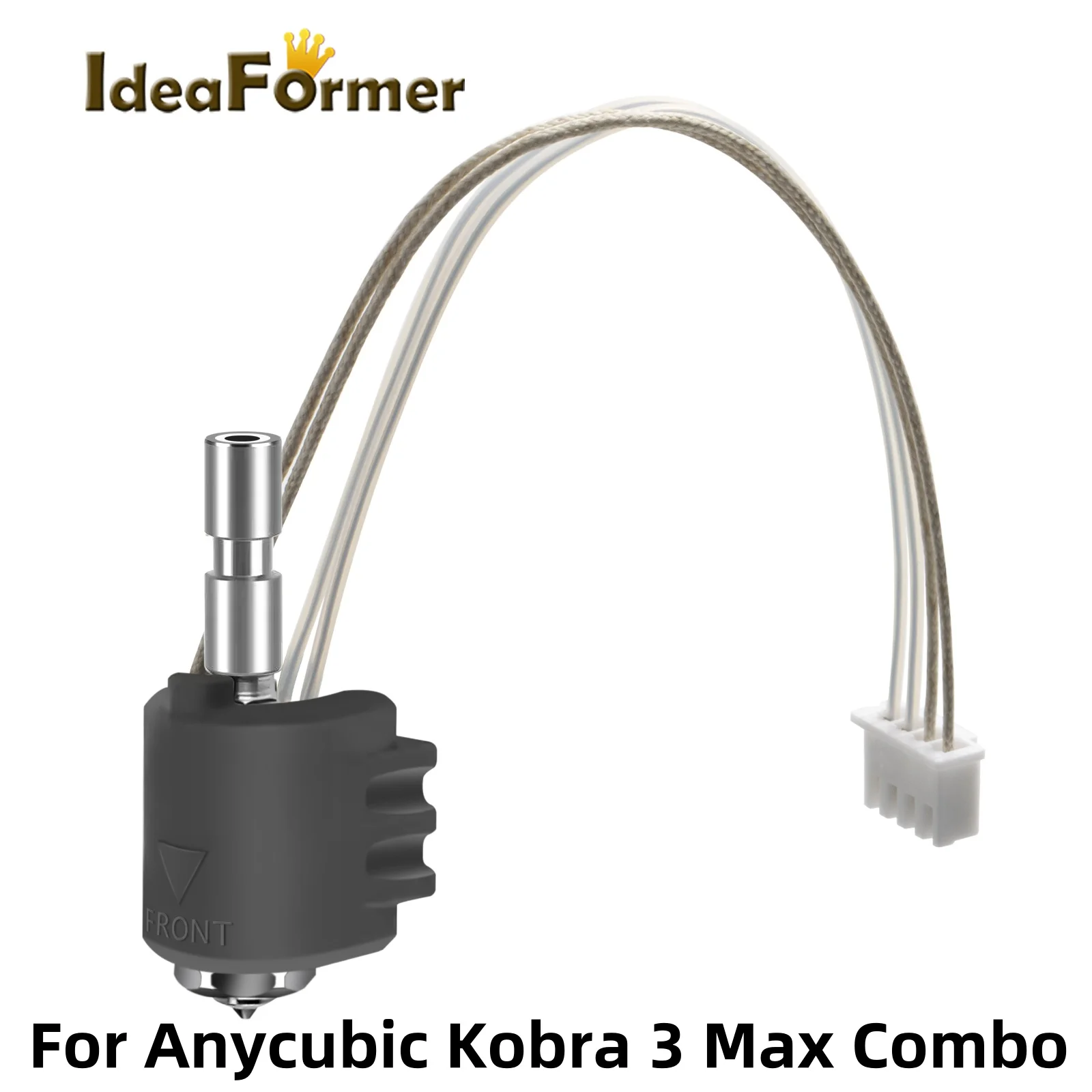 

Детали 3d-принтера для Anycubic Kobra 3 Max Hotend Kobra 3 Max Combo, быстросменная насадка из закаленной стали 0,4 мм, детали Kobra 3 Max