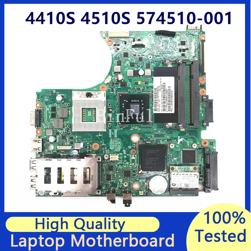 

Материнская плата для ноутбука HP 574510 S 574510 S 6050A2252601-MB-A04, 501-001, 574510-601