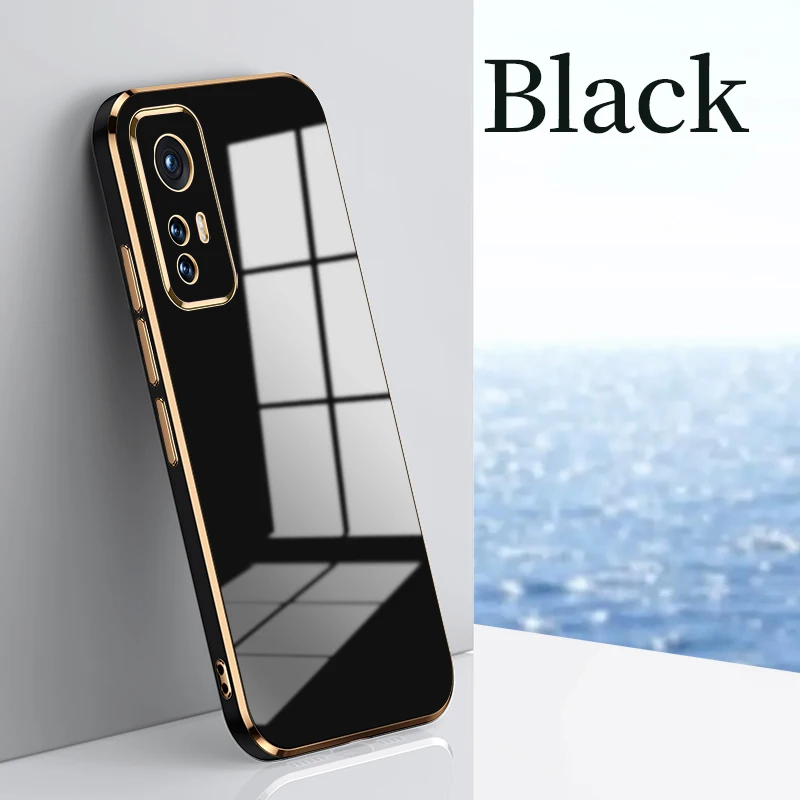 Luxury Plating Phone Case For Xiaomi 12 t 12T 13T Pro Silicone Cover for Xiaomi mi 12 lite 12x mi 11 lite 10 t pro 13 lite Case