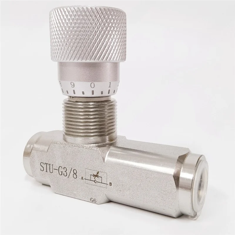 CYCLI-STU-G3/8 صمام الخانق الهيدروليكي عالي الضغط في اتجاه واحد صمام التحكم في التدفق التحكم في السرعة للأسطوانات الهيدروليكية