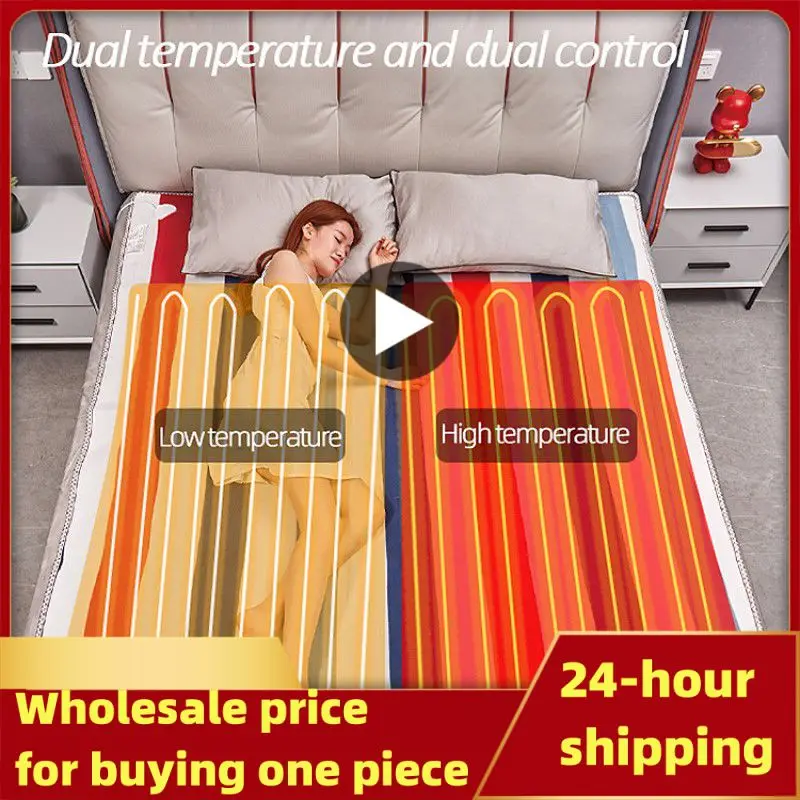 110/230V Electric Blanket Heating Mat Double Bed Single Bed Thermal Heating Blanket Electric Heating Pad Mat Bedroom Accessrices