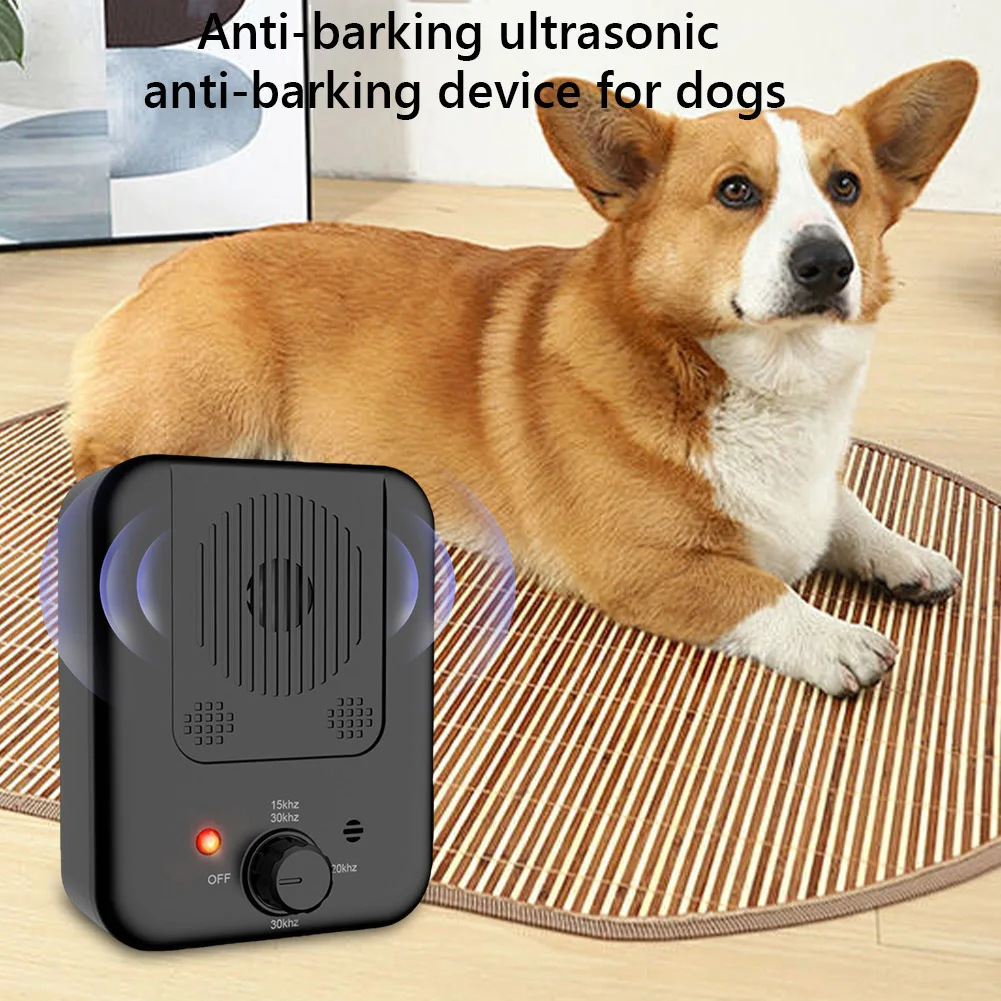 Ultrasonic Dog Barking Stop Device 3 Modes Stop Barking Training Device Dog Barking Control Devices for Small Medium Large Dogs