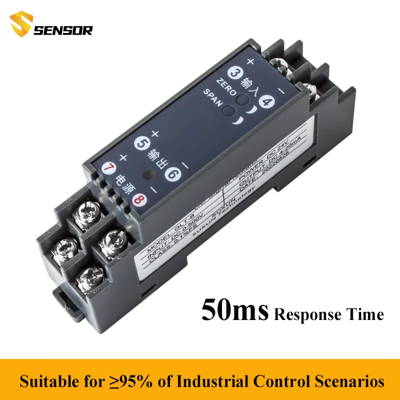 4-20mA Signal Converter Isolator -10V-10V 0-75mV -10A -10A DC Analog Signal Isolator Distribution Signal Splitter