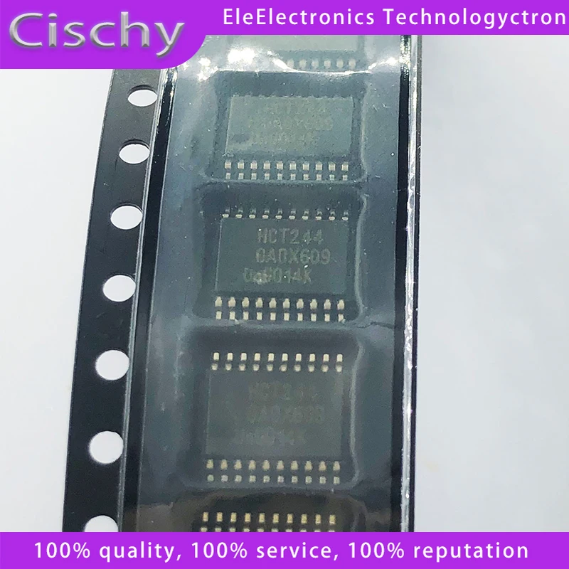 10pcs 74HCT244PW 74HCT244 HCT244 TSSOP-20