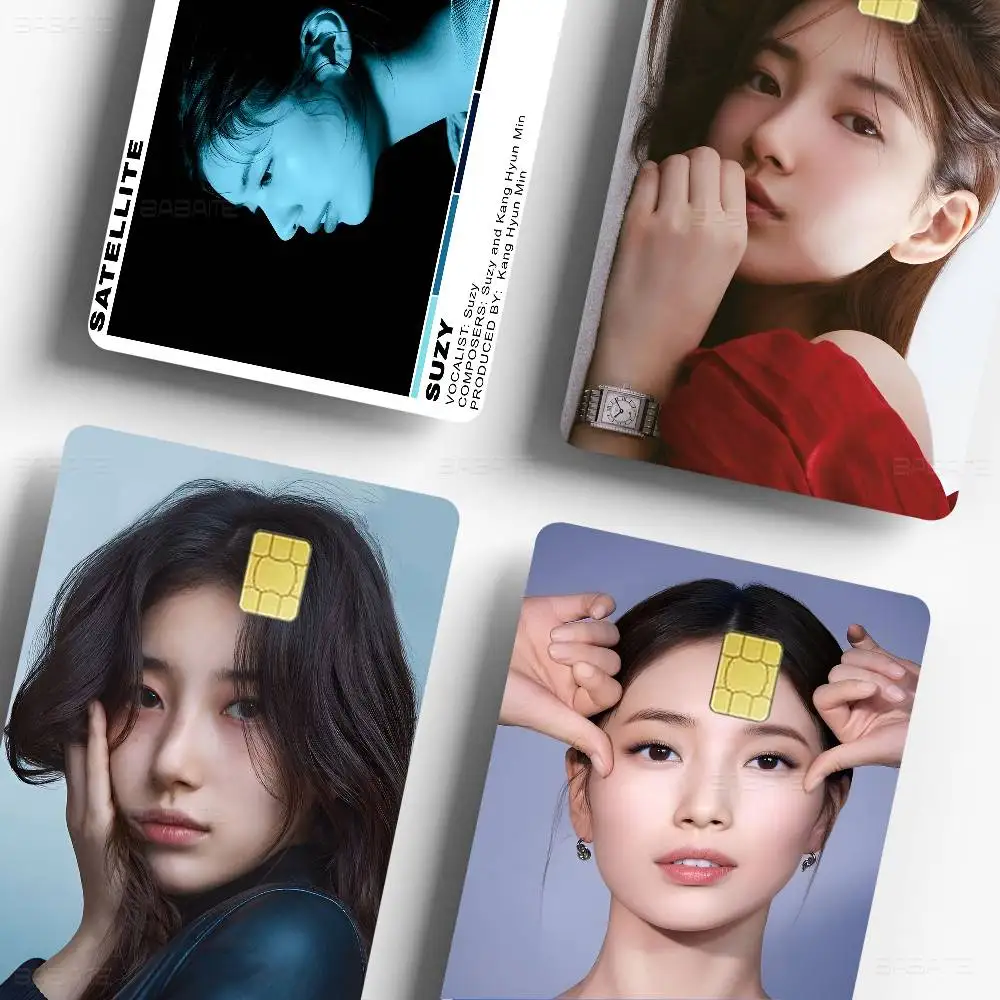 Bae Suzy Korean Star Miss A Nordic Anime Young Creidt Card Debit Card Sticker Film Case Front Tape for Small Big Chip No Chip