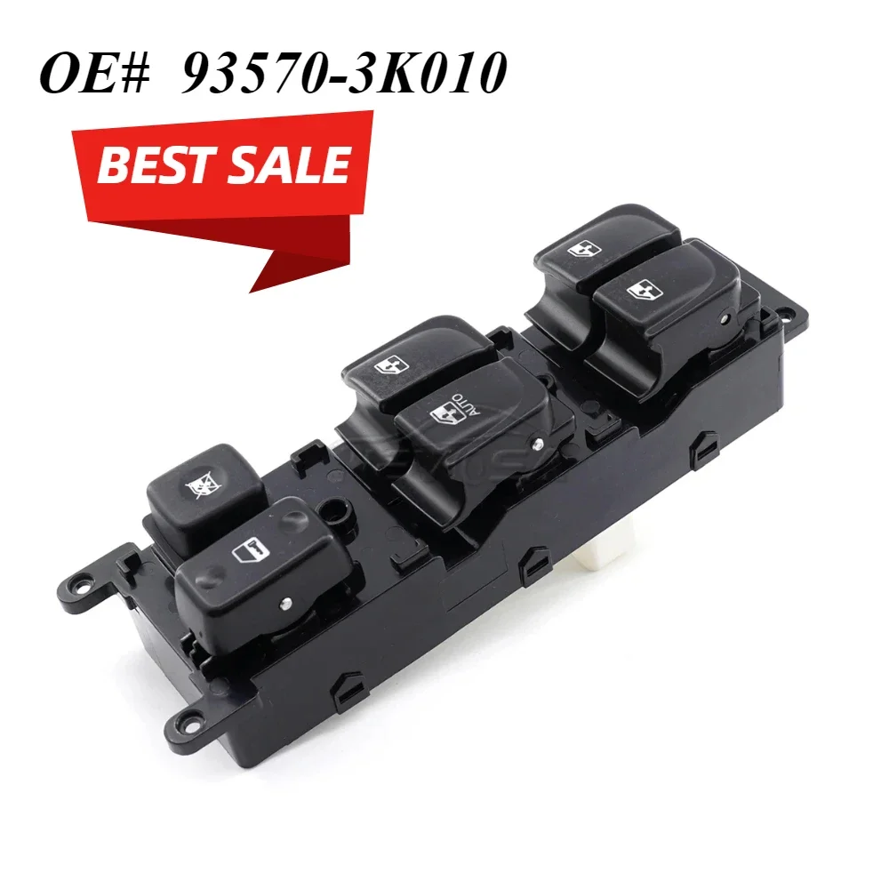 

93570-3K010 Front Left Power Master Window Control Switch For Hyundai Sonata 2005-2007 93570-0R320 93570-0R000 935703K010