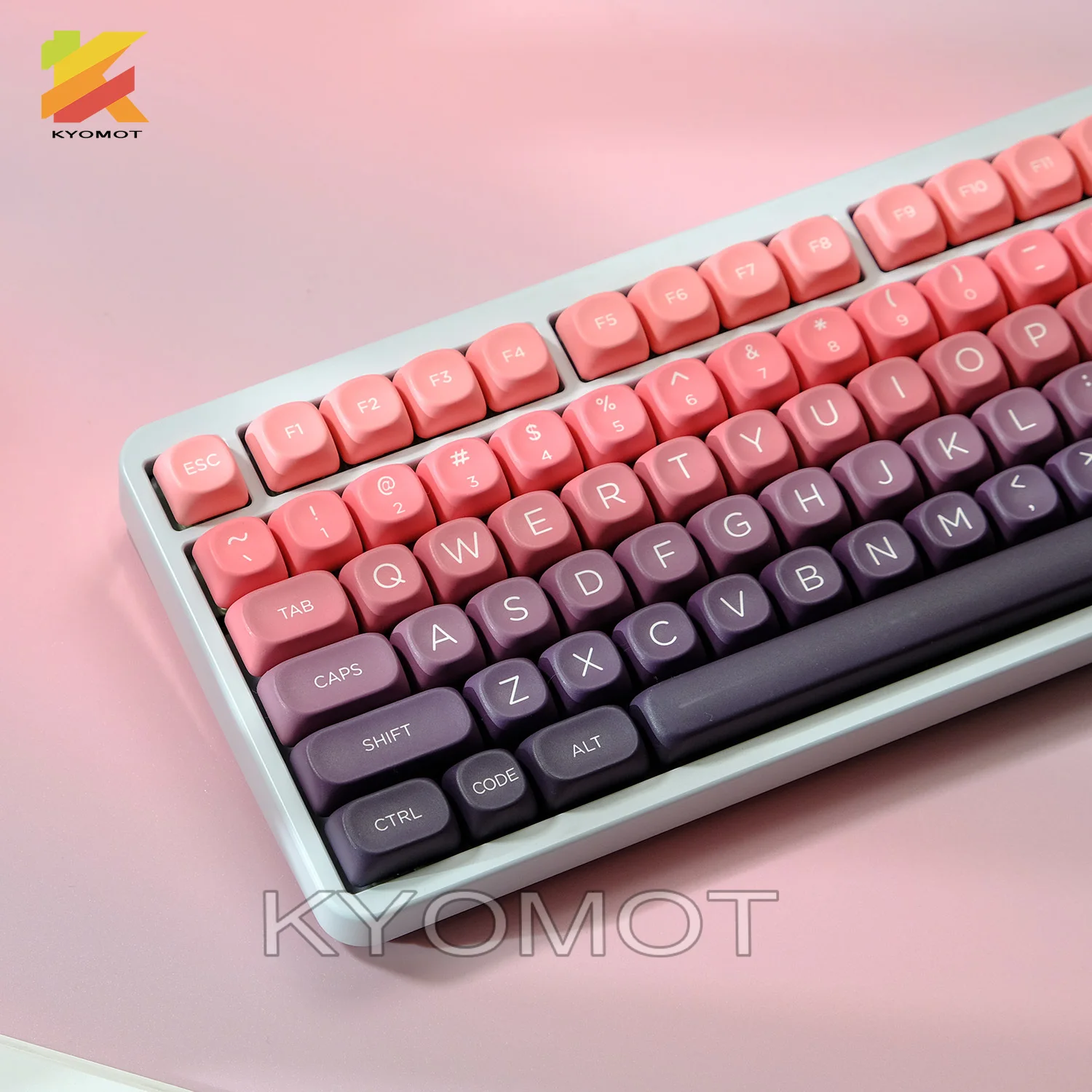 

KTOMOT 125-клавишные колпачки для клавиш с красной фасолью XOA Profile Dye Sub PBT, колпачки для клавиш японского аниме для переключателя Mx, сделай сам, GMK, механическая клавиатура, подарки