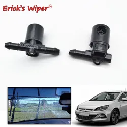 Erick's Wiper 2Pcs/lot Front Windshield Wiper Washer Jet Nozzle For Opel Vauxhall Astra J 2010 - 2015 OE# 13408115 13408116