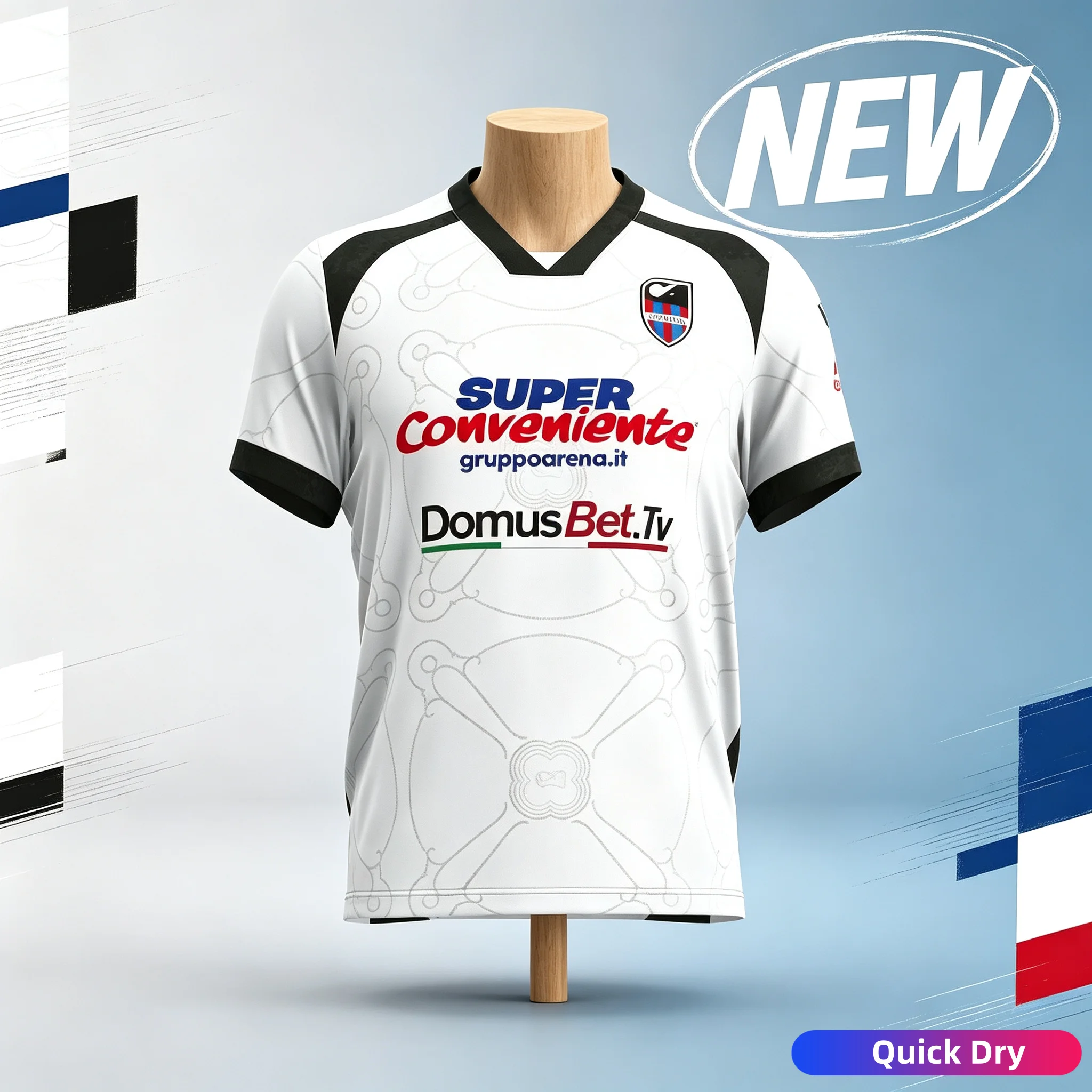 2026-27 Men Italy Catania Football Jersey Short Sleeve Adult Fan Version Match Training Sport Soccer Uniform Family Kids Tees