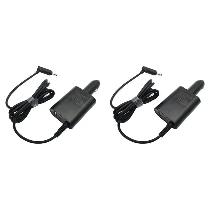 AS94-2X DC26.1V Car Adapter Power For Dyson V6 V7 V8 Vacuum Cleaners With USB Port For Home