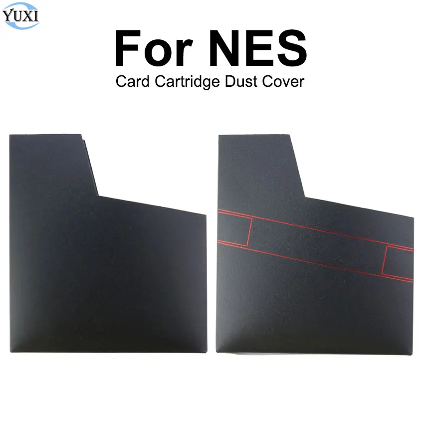 

YuXi Dust Case Cover Protector Sleeve For NES Game Card Cartridge Dust Cover Black Matte PP Shell