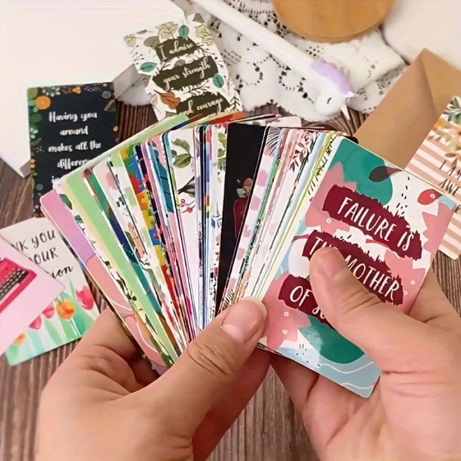 72 Stück/Packung inspirierende Grußkarten – positive Energie, motivierende Zitate von Studenten und allen Gelegenheiten – perfekt für