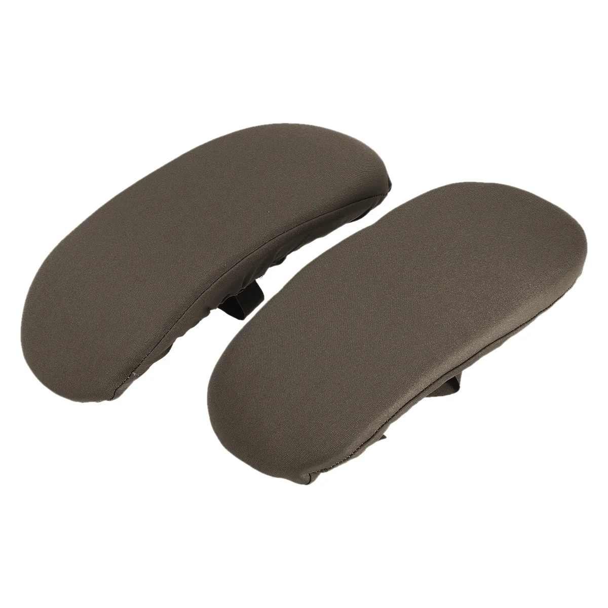 1 Pair Chair Armrest Pads Premium Dacron Cushion For Office Home Use Arm Support Cover Elbow Relief Sleeve Grey