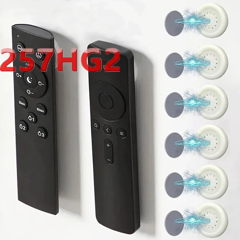 تخزين منزلي خطاف مغناطيسي مثبت على الحائط جهاز تحكم عن بعد مغناطيسي قوي غير مرئي ملصق ثلاجة مفتاح