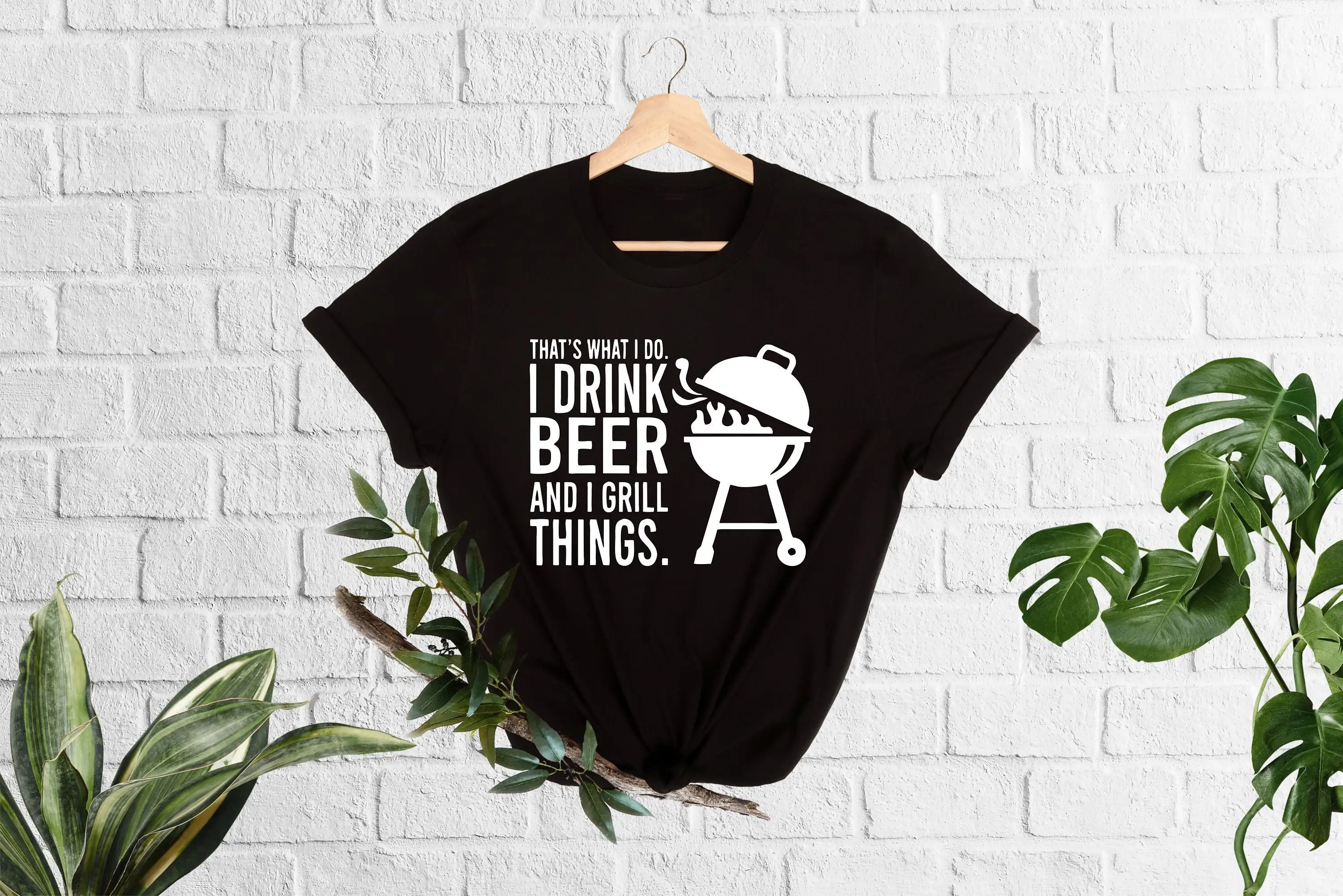 That'S What I Do Drink And Grill Things T Shirt Dad For Stepdad Funny Daddy Master Beer