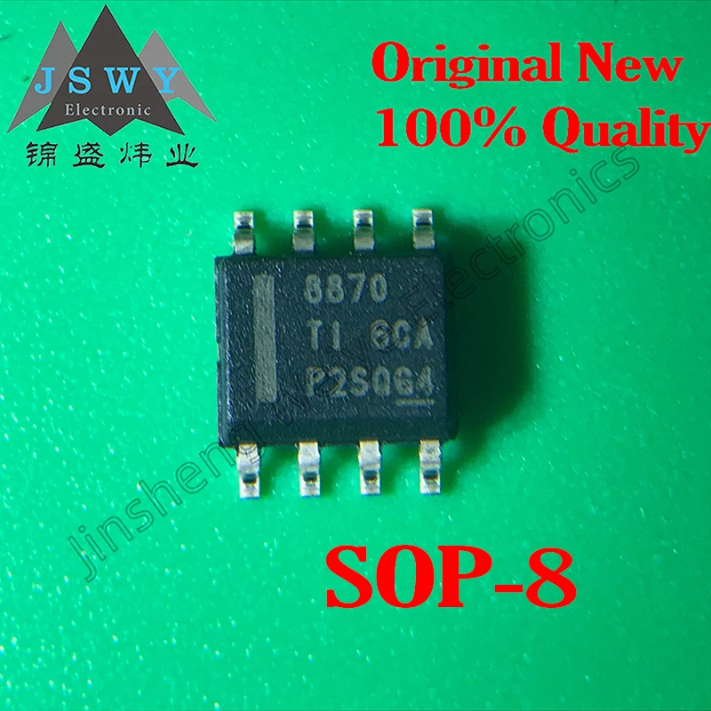 

Electronics 2023+ DRV8870DDAR 8870 SMT SOP8 Motor Driver Chip IC DRV8870 3PCS Free Shipping