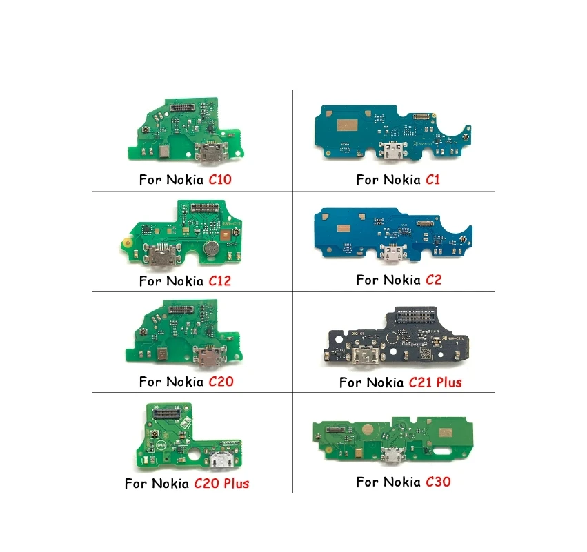 Per Nokia C1 C2 C12 C10 C20 C30 C21 Plus G10 G20 G50 G21 G11 porta USB caricatore Dock connettore scheda di ricarica cavo flessibile