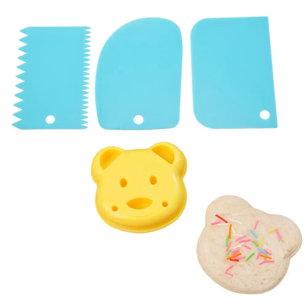 1/3/5PCS Mold Ease Of Use Beautiful And Practical Soft And Tough Easy Demolding Unique Breakfast Inspiration Cream Scraper