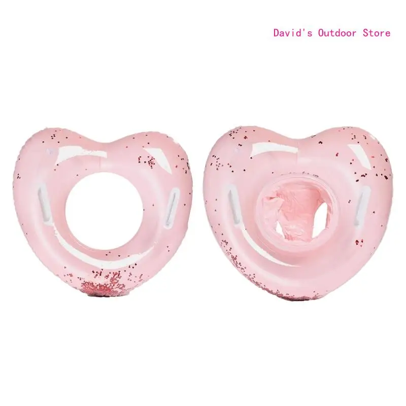 

Love Heart Float Swimming Pool Hoop Swim Float Inflatable Swims Rings Inflatable X3UA