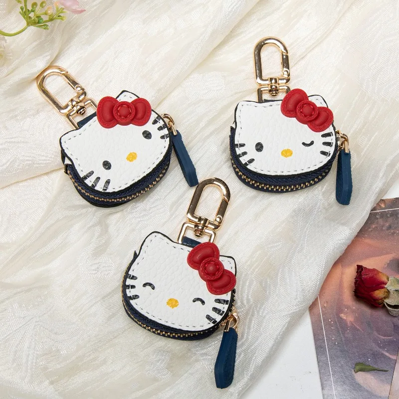 

Hello Kitty Keychain Storage Wrap Cute Anime Toy Accessories Women Products Desktop Ornaments Wholesale Girl Students