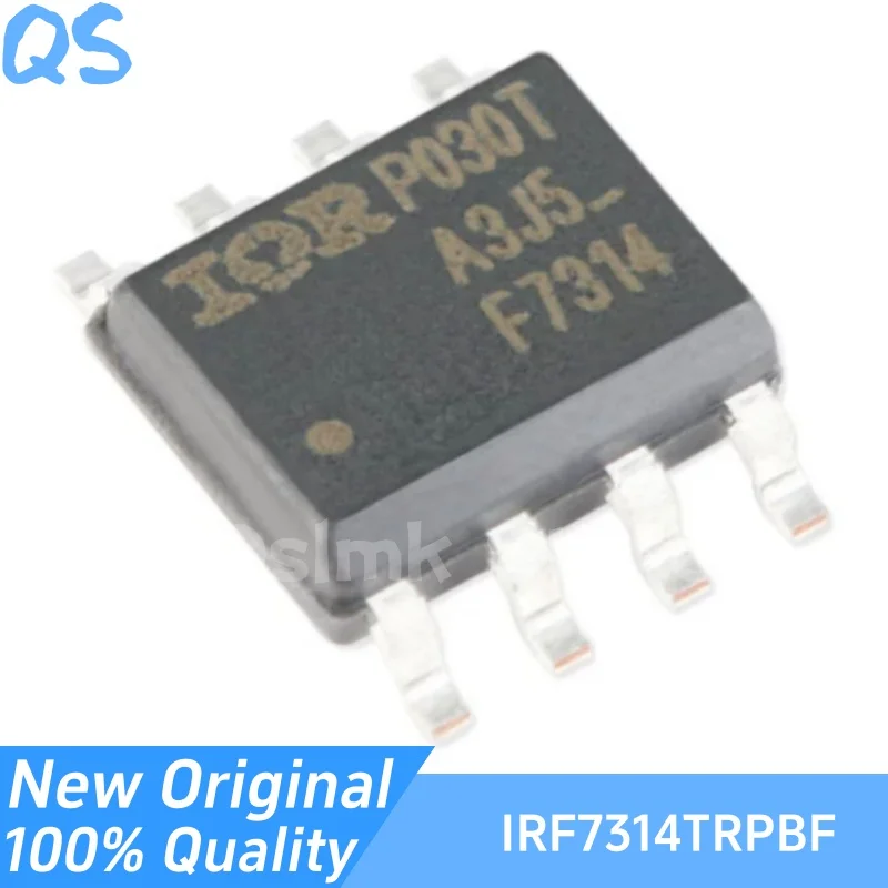 

New Original IRF7314TRPBF F7314 SOIC-8 Dual P-channel -20V/-5.3A MOSFET transistor