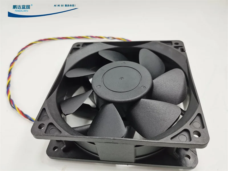 Jiesammy-Ventilador De Refrigeração De Controle De Temperatura, Max Airflow Rate, 12038 Gabinete, 12V, 2.5A, Rolamento De Esferas Duplo, PWM, 120x120x38mm, Novo