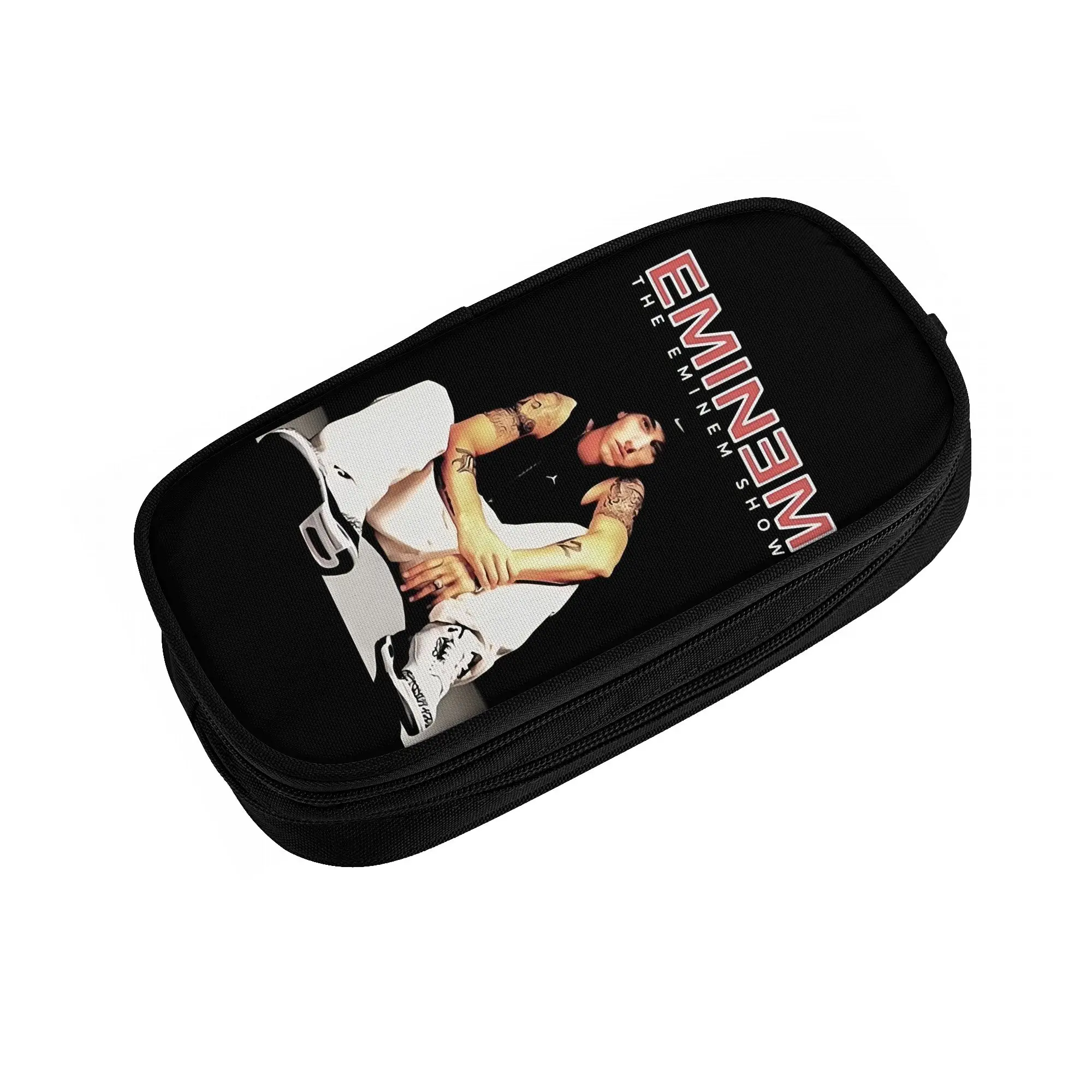 Kawaii Eminems  Pencil Case for Boy Girl Large Capacity American Pop Music  Hip Hop Rapper  Pencil Box School Supplies