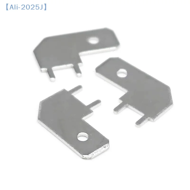 

【J】50pcs 4.8/6.3 Flag-shaped Inserts PCB Circuit Board Insert PCB L-shaped Corner Solder Thickness 0.8mm Welding Sheet