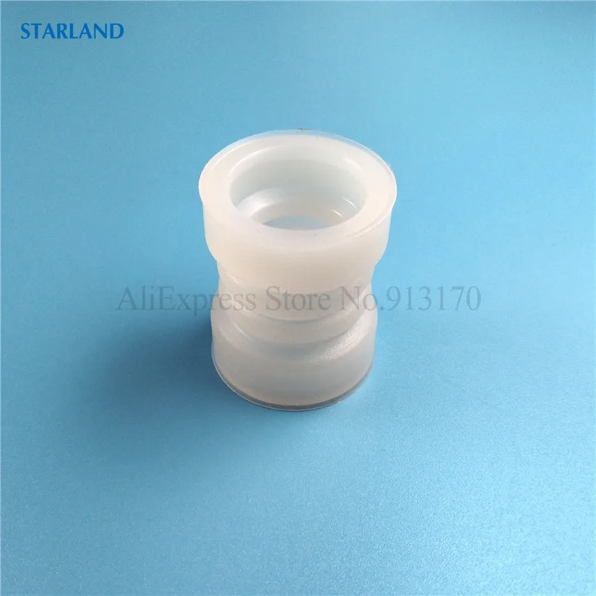 Special White Seal Tube Big Corrugated Sealing Sleeve New Spare Part Beater Rod Ice Cream Machines Accessory Fitting Length 44mm