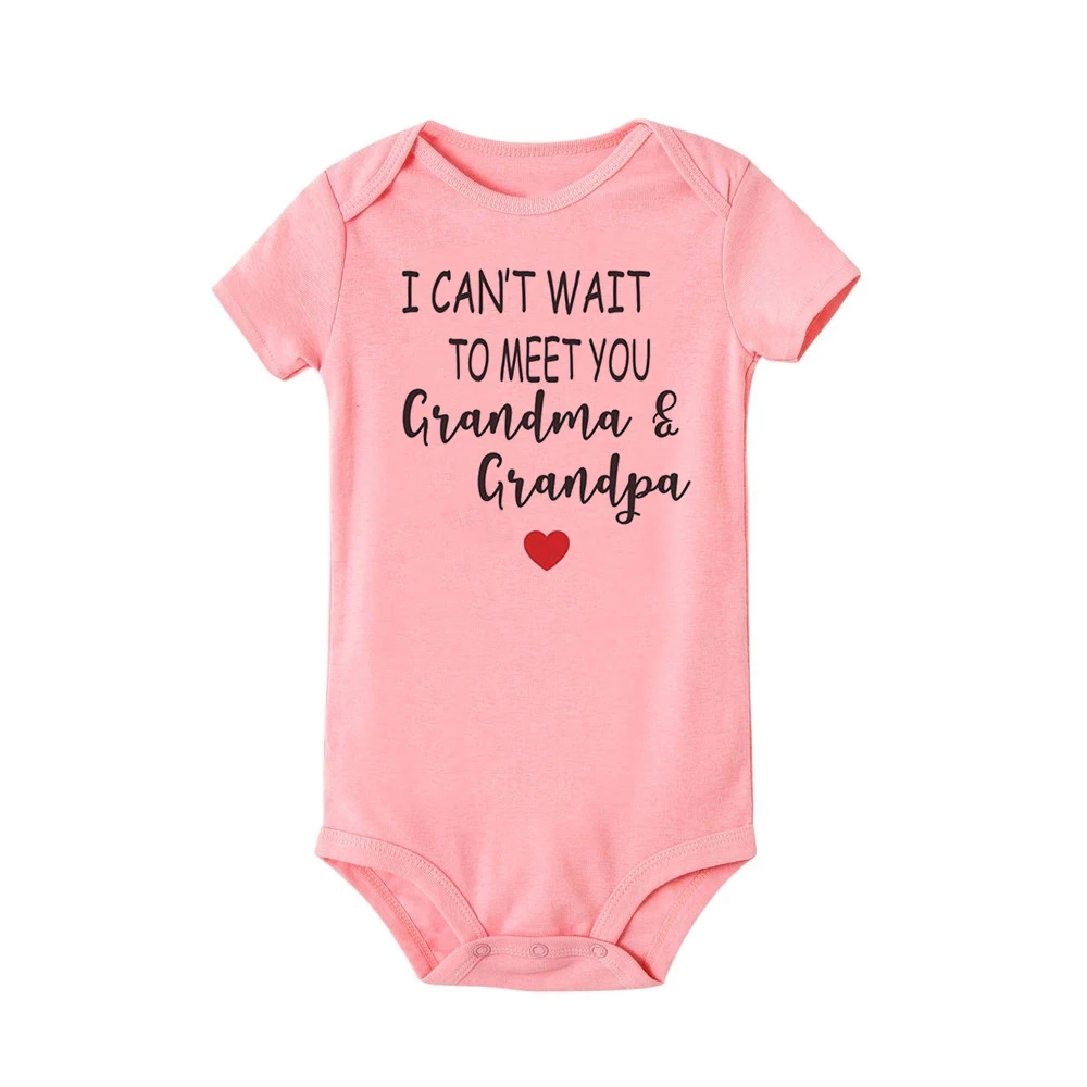 Hello Auntie I Can\'t Wait To Meet You Announcement Baby Toddler Bodysuits Pregnancy Clothes Boy Girl Romper Infant Shower Gifts